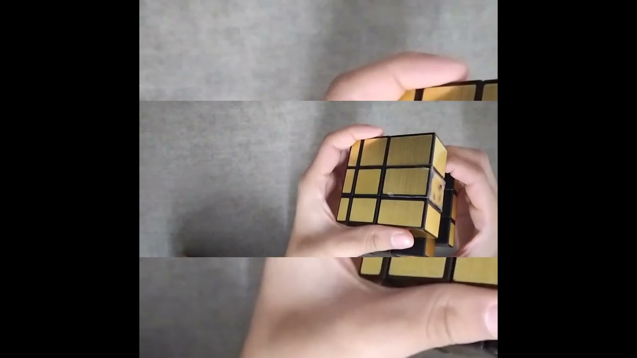 How to solve a 3x3 mirror cube #solve #easy #rubiks #cube