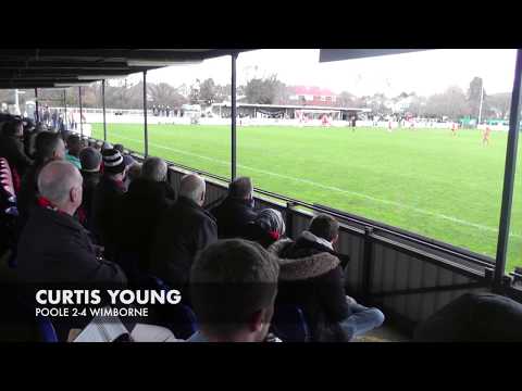 Curtis Young goal V Poole Town (2-5)