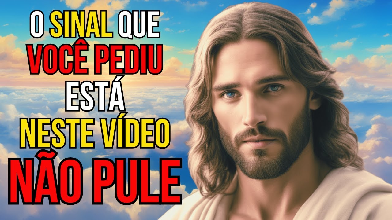 SINAL DE DEUS: EU ESTOU COM VOCÊ. CONFIE EM MIM