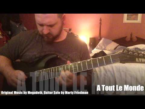 Megadeth - Marty Friedman - A Tout Le Monde Guitar Solo (Cover)