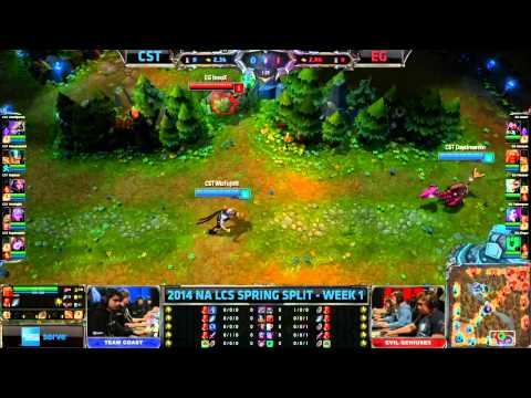LCS - CST vs EG - Krepo is a monster