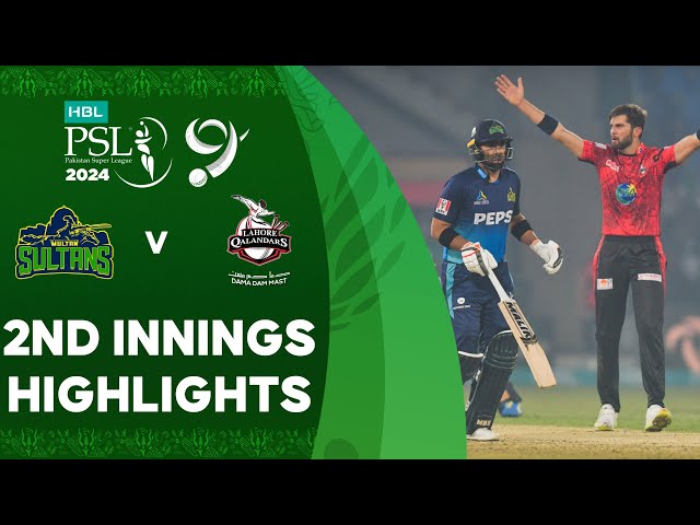 2nd Innings Highlights | Multan Sultans vs Lahore Qalandars | Match 7 | HBL PSL 9 | M1Z2U