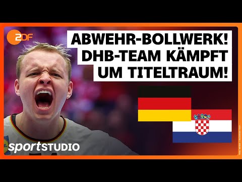 Deutschland – Kroatien Highlights | Halbfinale Handball-EM 2026 | sportstudio