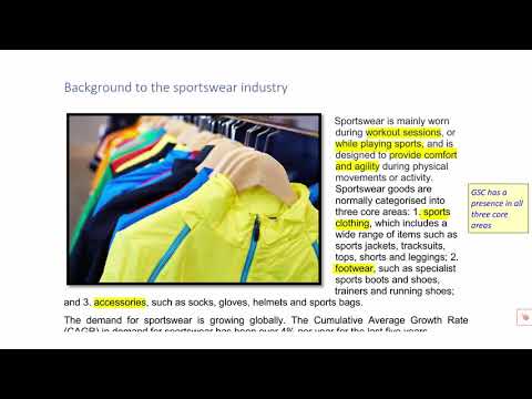 CIMA MCS November 2019 Pre-seen Analysis GSC