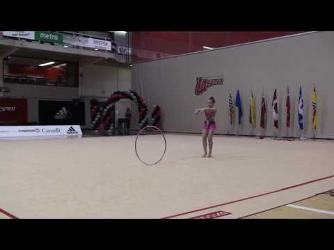 Alexandra Yarema Junior Hoop MB 2016 Canadian Championships RG