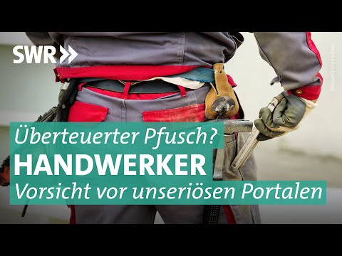 Abzocke mit teuren Handwerkerleistungen? | Marktcheck SWR