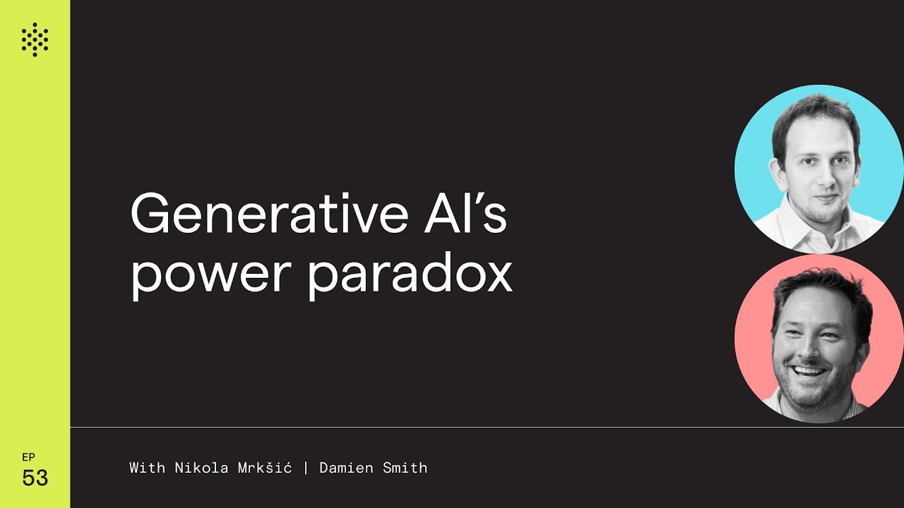 Generative AI's power paradox