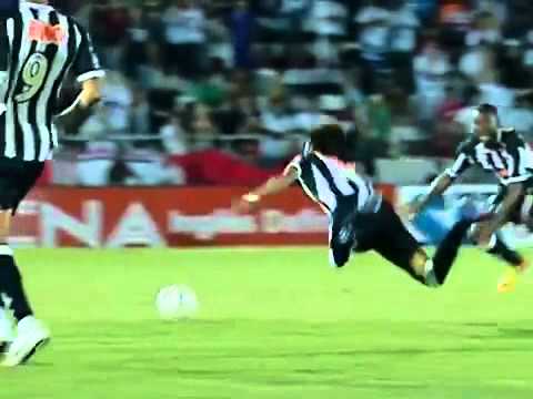 SANTOS FC 4 x 1 Botafogo/SP - 6ª rod. Paulistão 2012