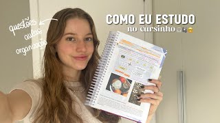 Minha rotina de estudos - aulas, questões, flashcards, cursinho