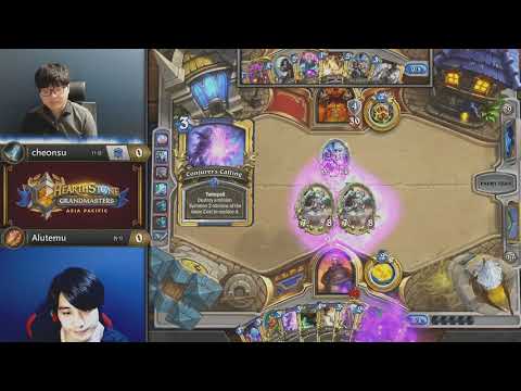 Che0nsu vs Alutemu - Hearthstone Grandmasters Asia-Pacific - Week 4