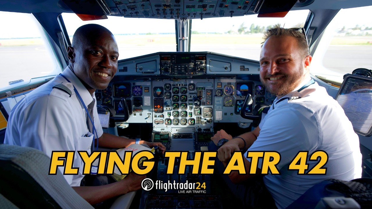 From the Cockpit: Winair ATR 42 Caribbean Island Hopping