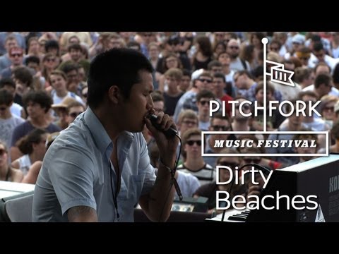 Dirty Beaches performs "A Hundred Highways" at Pitchfork Music Festival 2012