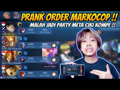 Prank Order Markocop !! Malah Jadi Party Kompe Meta Ciki Gini Cuy !!🥶