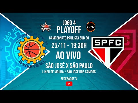 PLAYOFFS SUB-20 – JOGO 4 | São José x São Paulo | AO VIVO | Direto do Lineu de Moura – 19h30