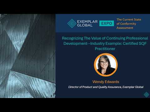 Recognizing the Value of Continuing Professional Development: Industry Example, Certified SQF Practitioner