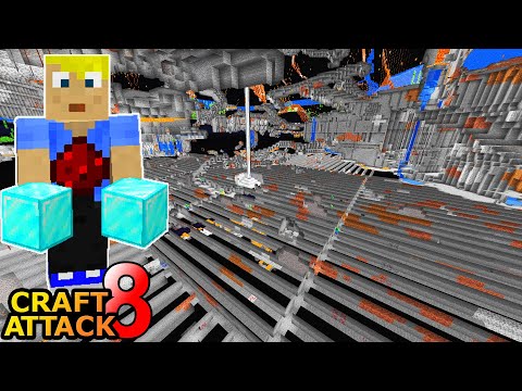 BANKZINSEN & bester Weg Diamanten zu farmen! + Mega Timelapse! - Minecraft Craft Attack 8 #192