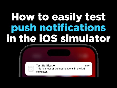 How to easily test Push Notifications in the iOS simulator 📱 thumbnail