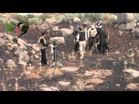 استهداف مقرات النظام بلدة أم شرشوح بقذائف الهاون من قبل لواء ألب الدين أرسلان في ريف حمص