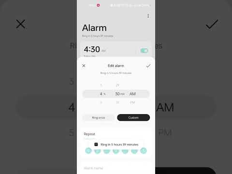 How to set alarm in oppo Reno 6 pro 5g