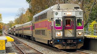 An Epic Month of MBTA Commuter Rail Equipment Moves on the Newburyport/Rockport Line - October 2025