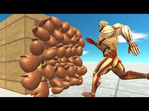 TUNNEL OF BOXING GLOVES VS MONSTERS - Animal Revolt Battle Simulator