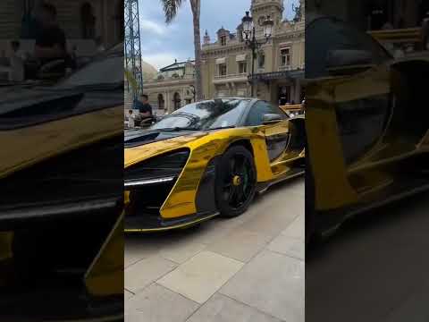 Thumbnail for GOLDEN MCLAREN CAR 😱😱😱#mclaren #viral #shorts by Lamborghini, Ferrari, Supercar, Car
