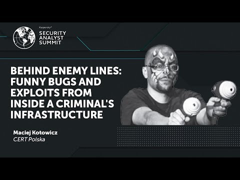 BEHIND ENEMY LINES: FUNNY BUGS AND EXPLOITS FROM INSIDE A CRIMINAL'S INFRASTRUCTURE