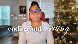 day in my life as a writer and developer | creative vlog