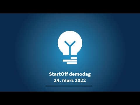 , title : 'Demodag for StartOff - 24. mars 2022'