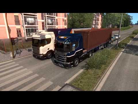 Scania R650 inside Milano-Bergamo EURO TRUCK SIMULATOR 2 Logitech g27