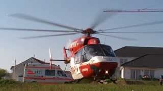 preview picture of video 'Christoph 47 Medical Rescue Helicopter Take Off / Rettungshubschrauber Start'