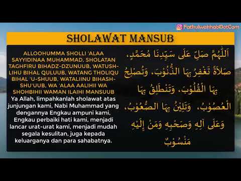 sholawat mansub  nonstop 100x