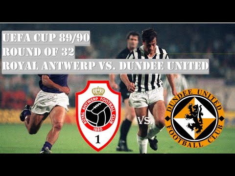 UEFA Cup 89/90 - Round of 32 - Royal Antwerp vs. Dundee United