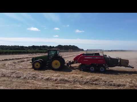 4K Drone footage of 2022 Valley Hay harvest.