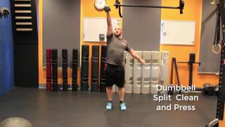 Dumbbell - Split Clean and Press