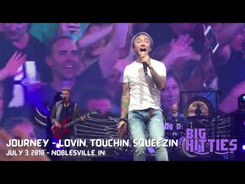 Journey performs Lovin, Touchin, Squeezin in Noblesville, Indiana on July 3, 2018