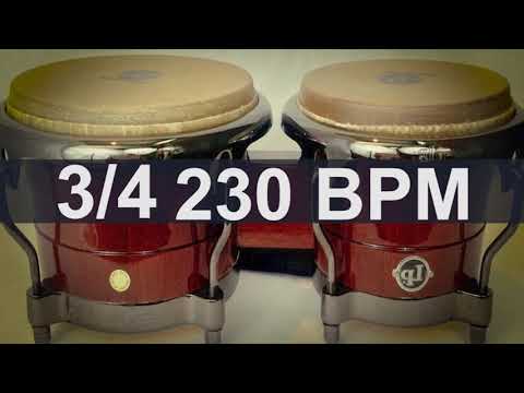🔴 230 BPM 3/4 Bongós Metronome