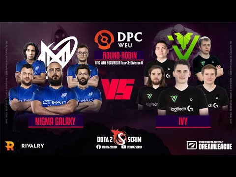 Nigma Galaxy vs IVY - DPC WEU 2021/22 Tour 3: Division II - Round-Robin - Game Highlights - B03