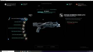 Mass Effect Andromeda - Inventory Loadout UI Glitch - Weapon Mods - September 2020