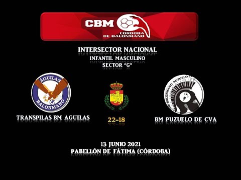 TRANSPILAS BM ÁGUILAS vs BM POZUELO DE CVA FASE ESTATAL INFANTIL MASCULINO, GRUPO"G" 13-06-21.