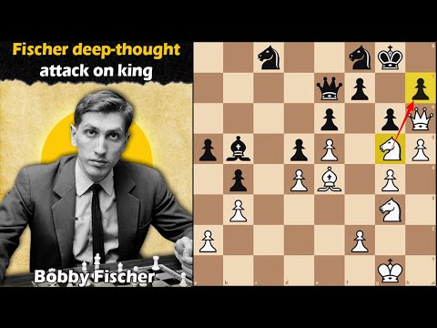 Fischer deep-thought attack on king | Fischer vs Panno 1970