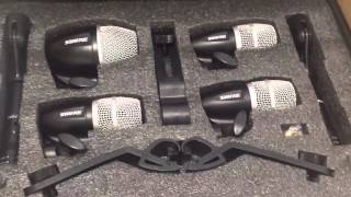 Video thumbnail for KIT DE MICROFONE DE BATERIA SHURE PGDMK6 by Whats Technology
