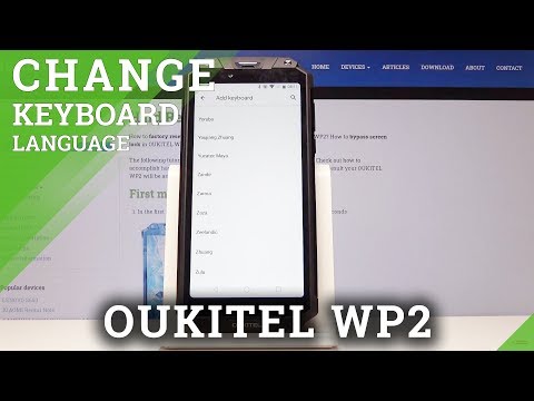How to Change Keyboard Language in OUKITEL WP2