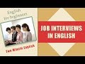 Job Interviews in English Language - English ...