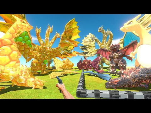 FPS Avatar Rescues Dragon Monsters and Fights Honey Itself - Animal Revolt Battle Simulator
