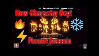 D2R Ladder - New Character Day Episode 2 (Phoenix Assassin!)