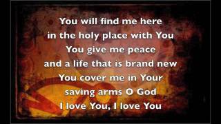 Allen Froese - You Will Find Me Here - Worship Music Lyrics Video