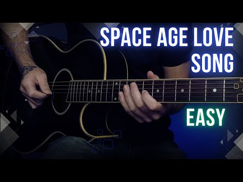 A Flock Of Seagulls - Space Age Love Song | Easy Guitar Lesson Tutorial with Chords/Tabs and Lyrics
