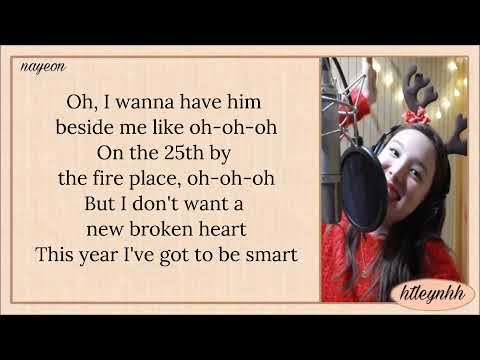 Nayeon (나연) - Santa Tell Me (Cover Ariana Grande) (Karaoke)