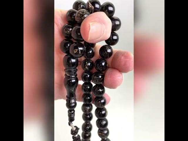 قوافل سبحة يسر البحر الاحمر (مرجان اسود) سادة Y0051